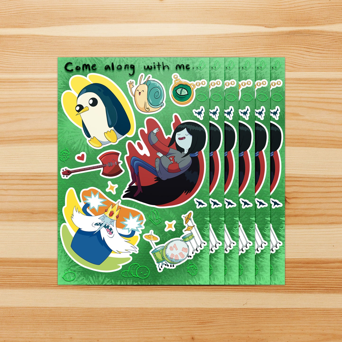Quest O'clock Version 1 - Sticker Sheet