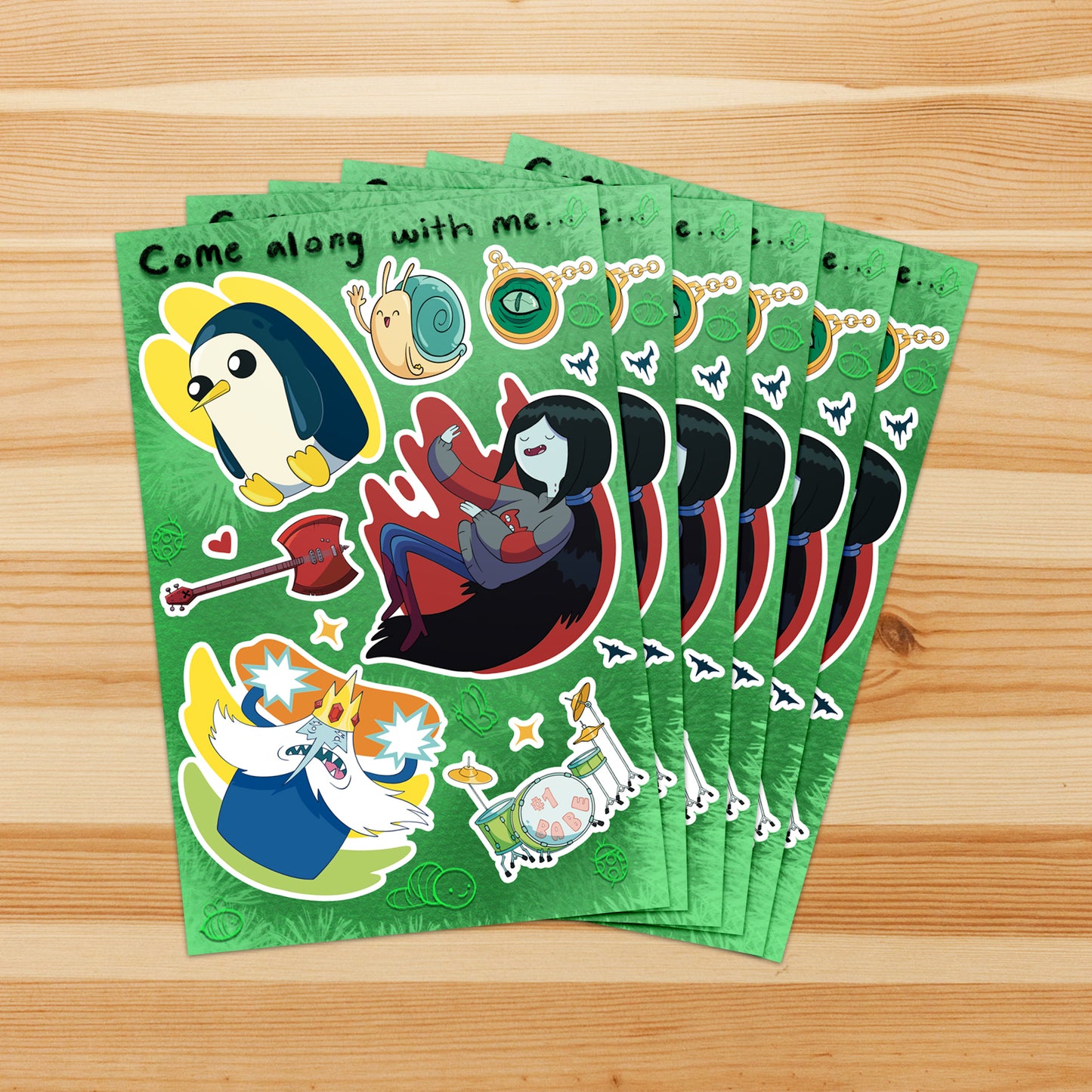 Quest O'clock Version 1 - Sticker Sheet