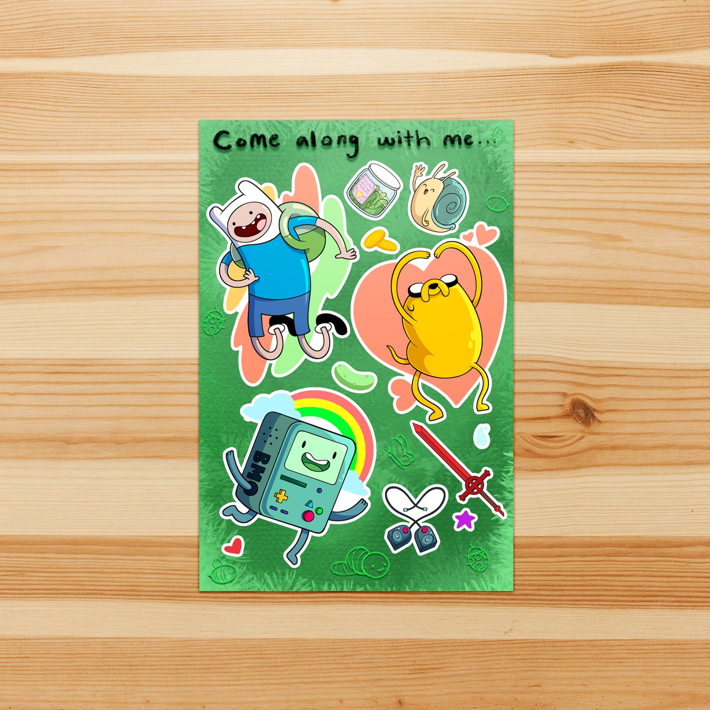 Quest O'clock Version 2 - Sticker Sheet
