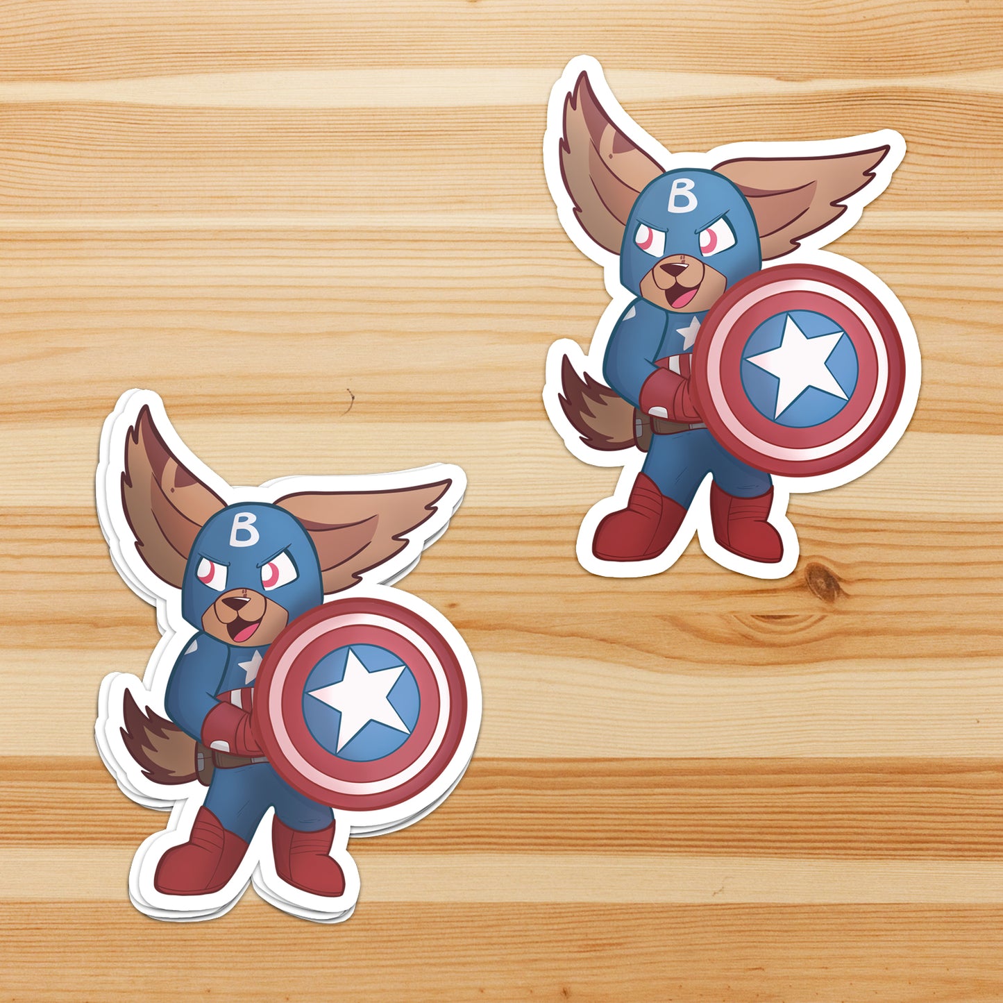 Captain Bill'merica - Sticker *COMIC SUPER HERO COLLECTION*