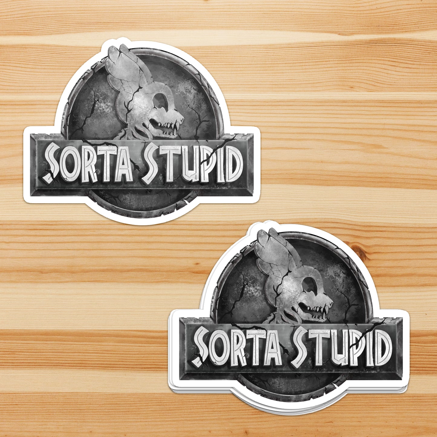 When Stone Billies Roamed The *World* - Sticker