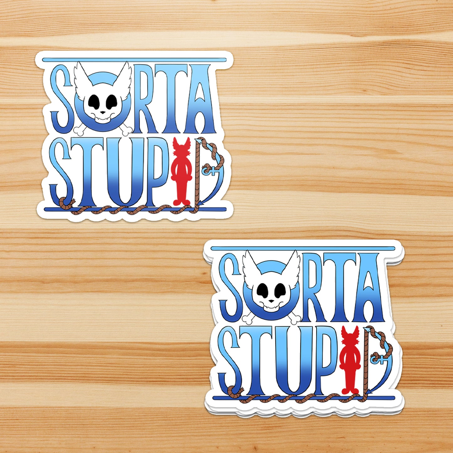 Sorta Stupid Pirate World - Sticker