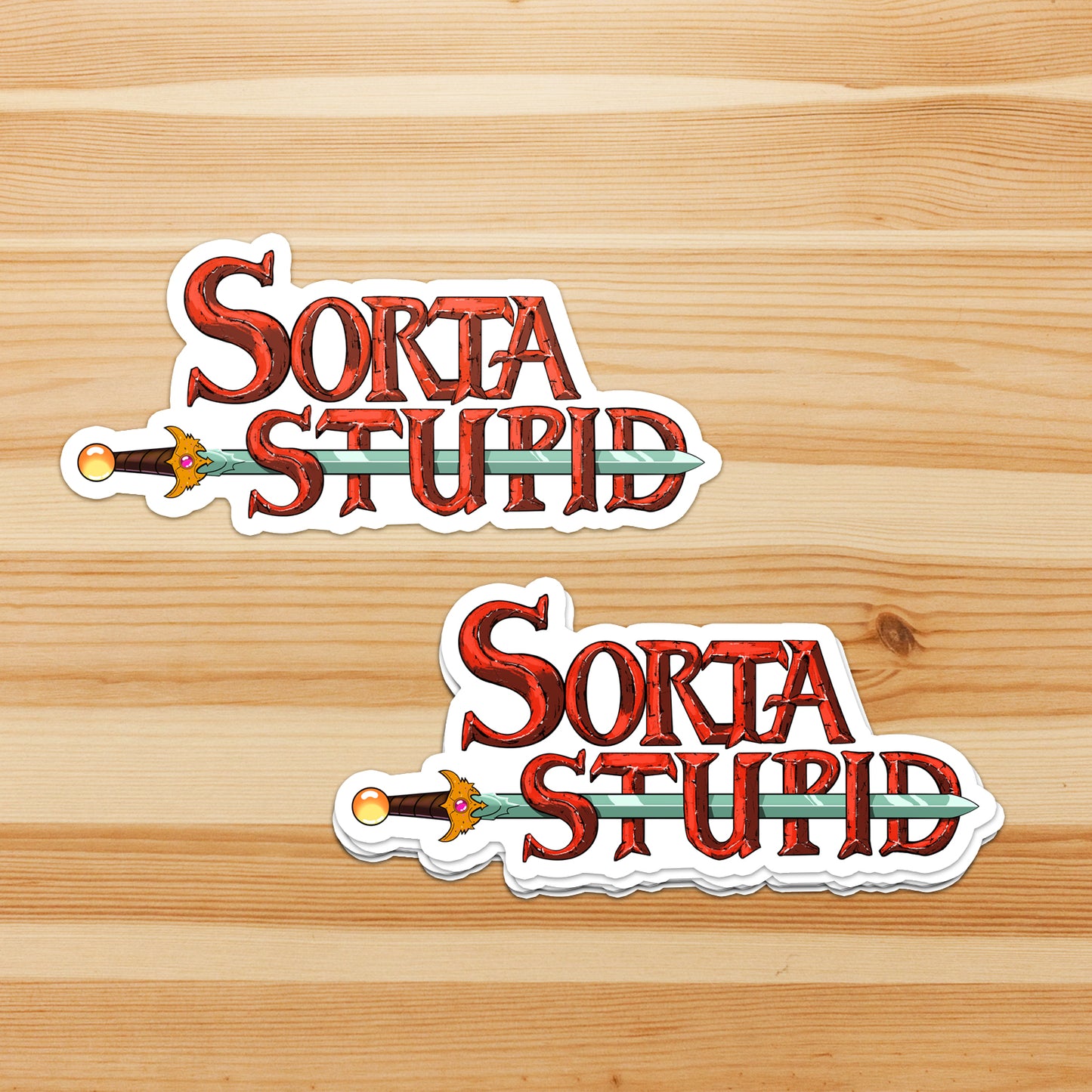 Sorta Stupid Quest O'Clock - Sticker