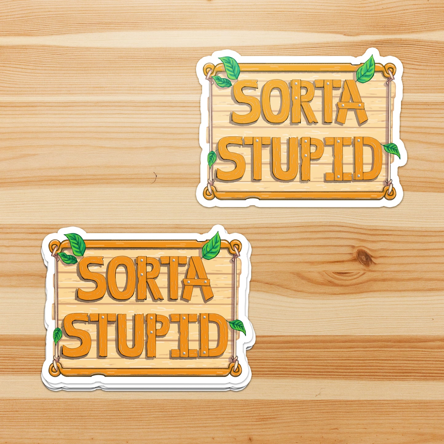 Sorta Stupid Cozy Pixel Farm - Sticker