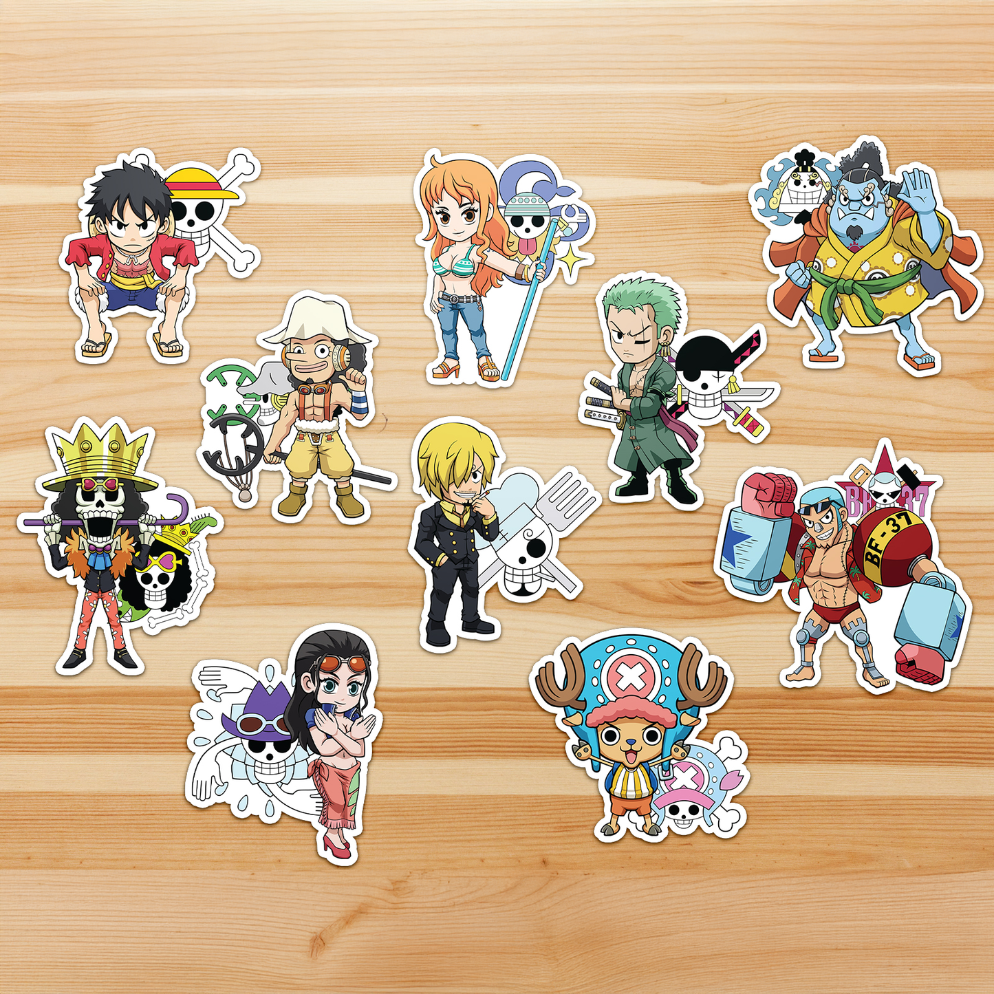 The Straw Hat Crew - Stickers