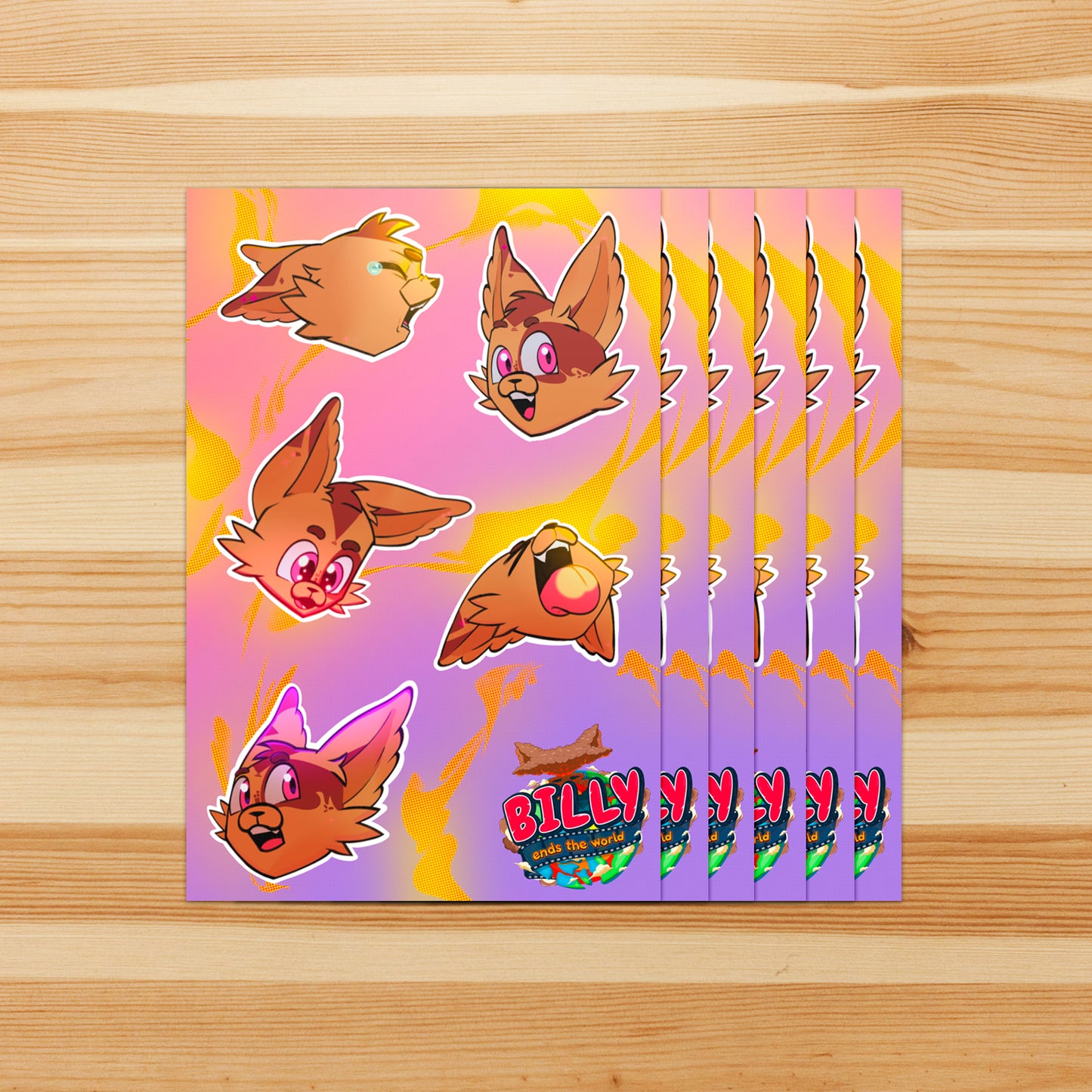 Expressive Billy - Sticker Sheet