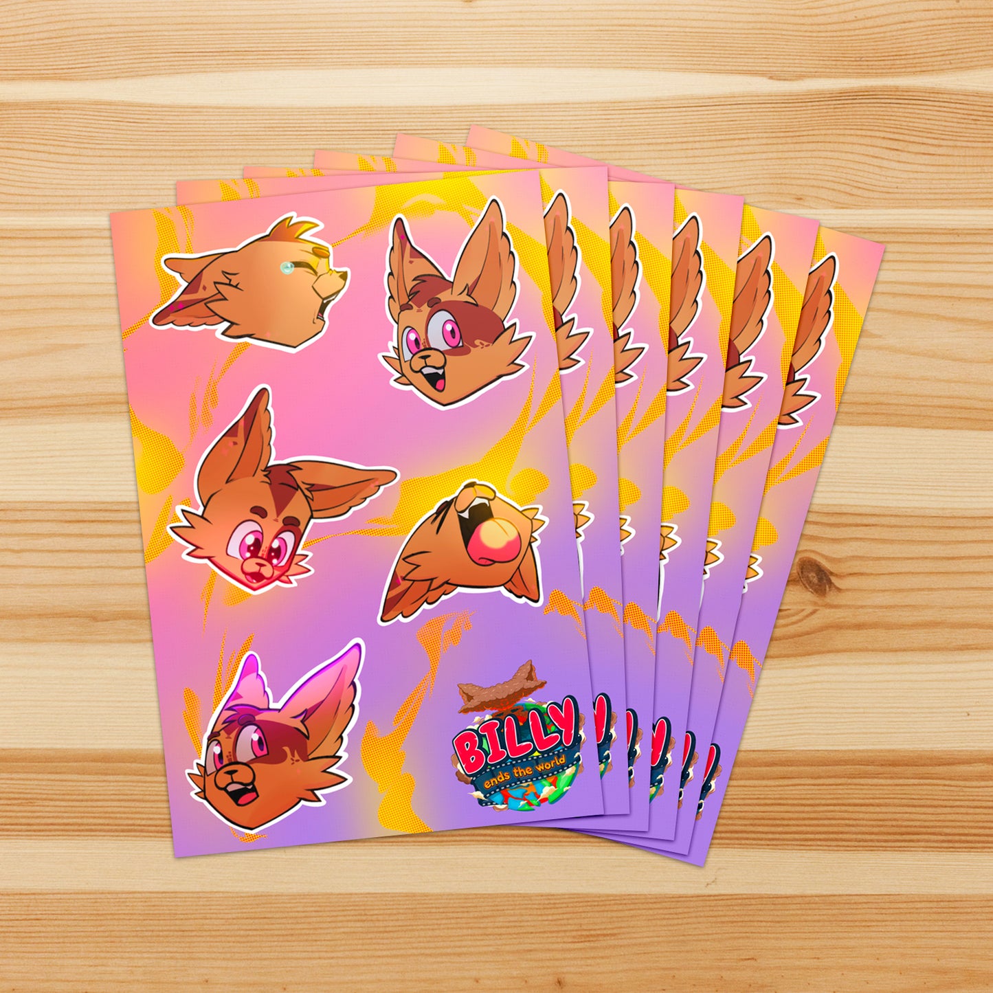 Expressive Billy - Sticker Sheet