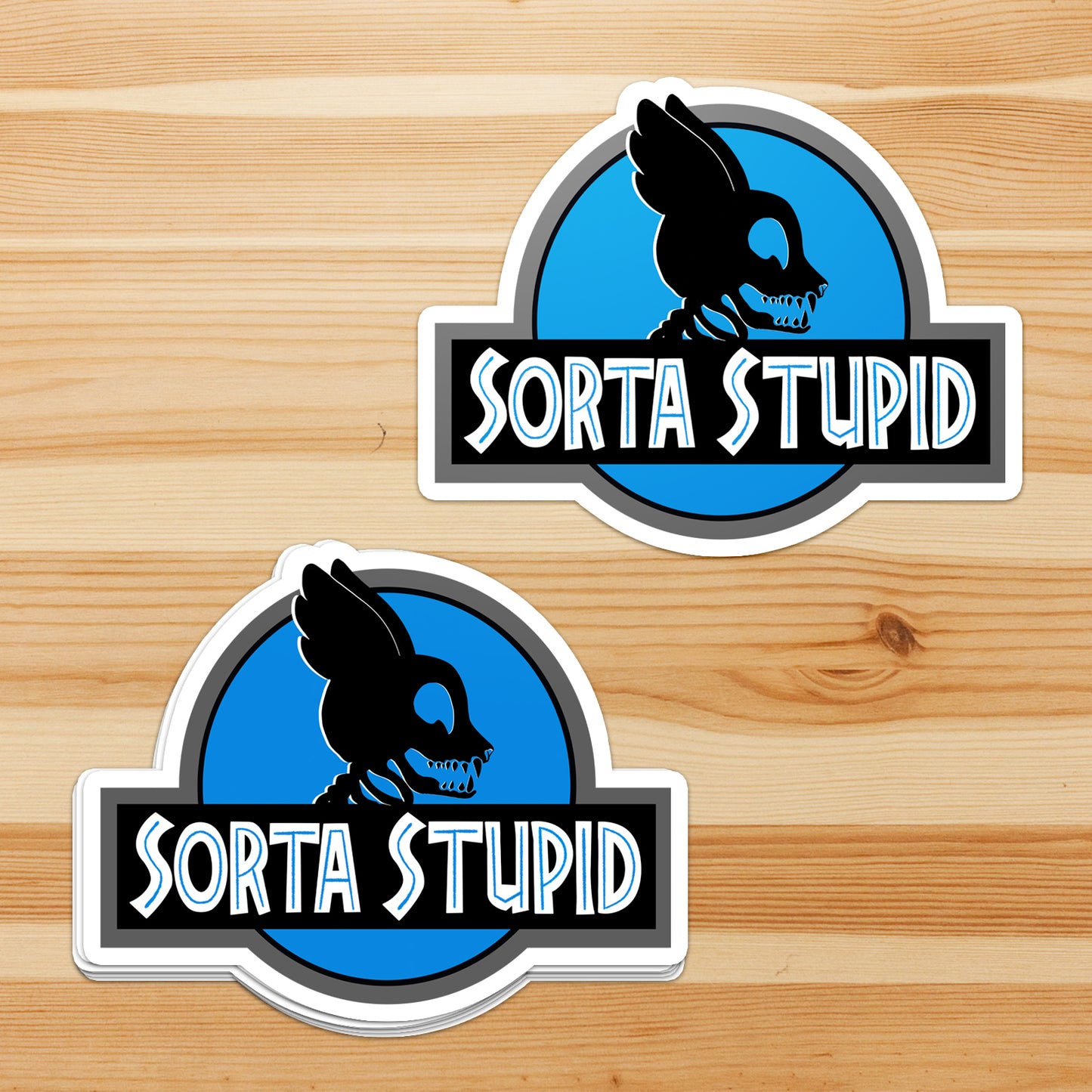 When Blue Billies Roamed The *World* - Sticker