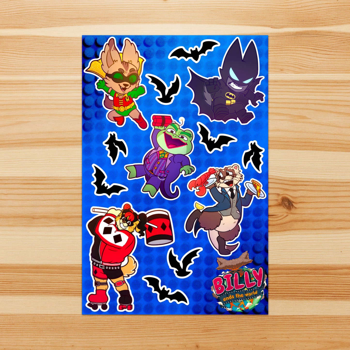 Bat-tastic Billies - Sticker Sheet