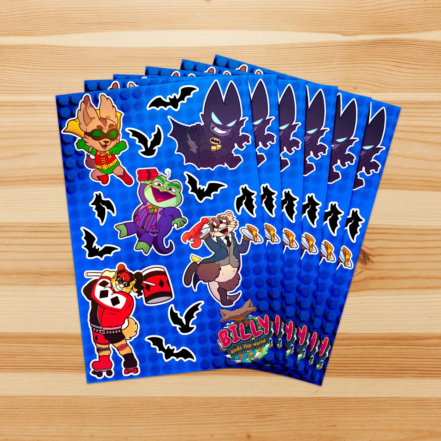 Bat-tastic Billies - Sticker Sheet