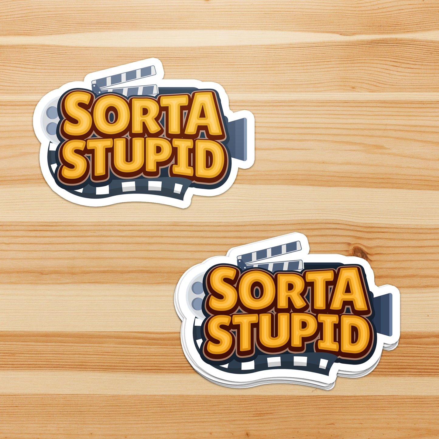 Sorta Stupid Logo - Sticker