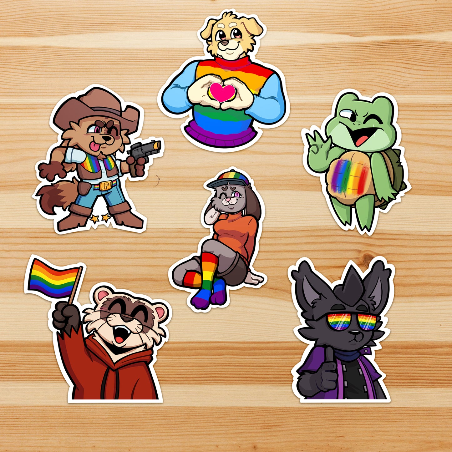 Billy Ends the World 2026 Pride Sticker Pack