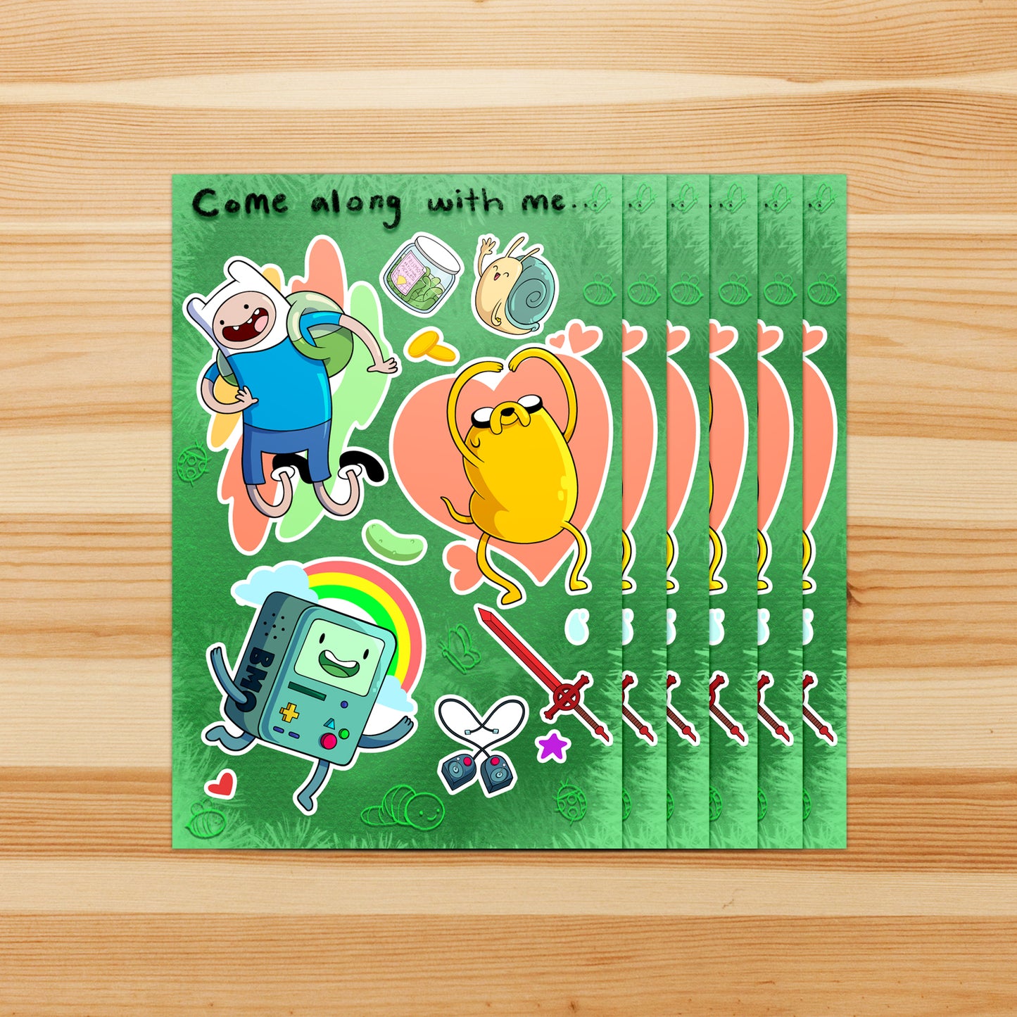 Quest O'clock Version 2 - Sticker Sheet