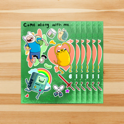 Quest O'clock Version 2 - Sticker Sheet