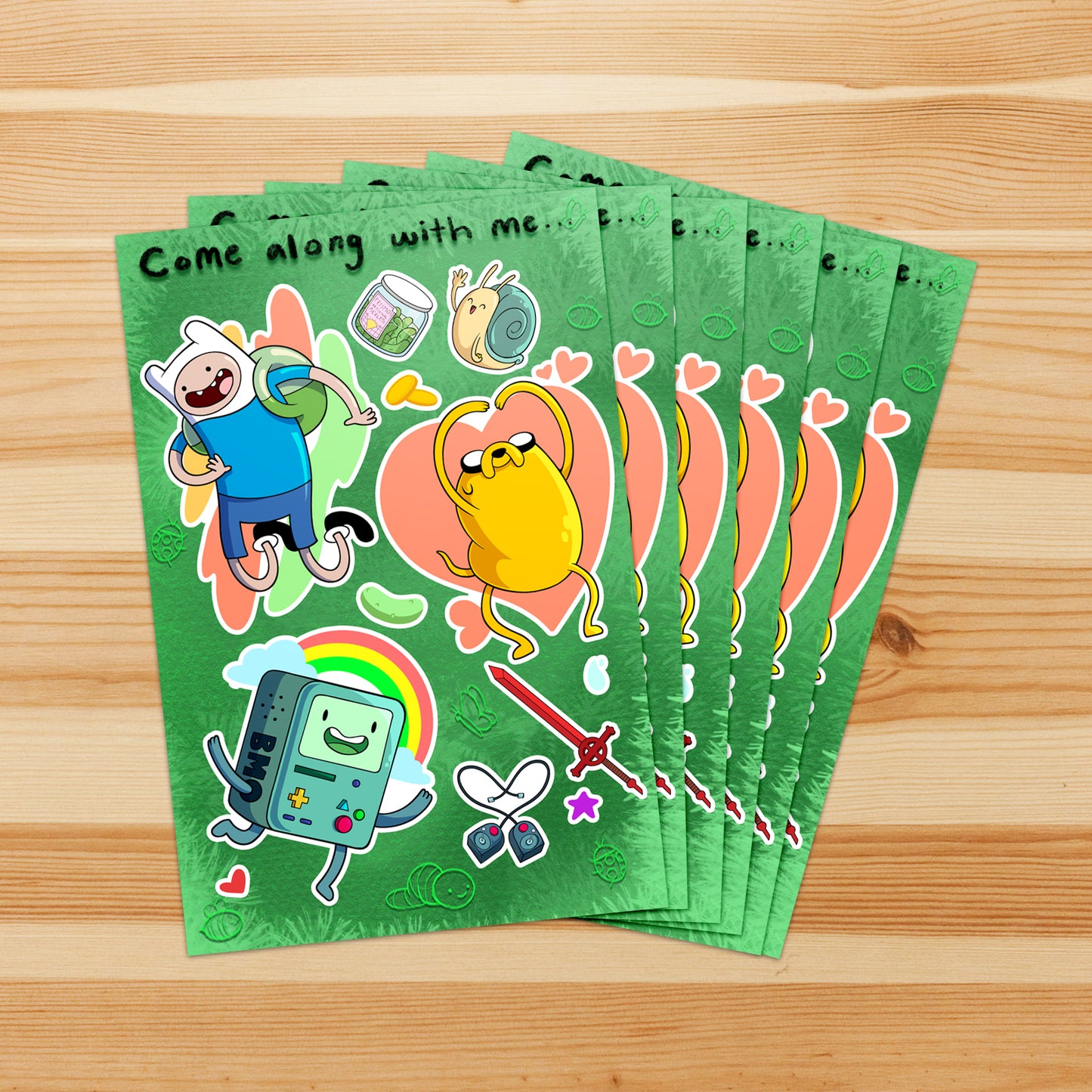 Quest O'clock Version 2 - Sticker Sheet