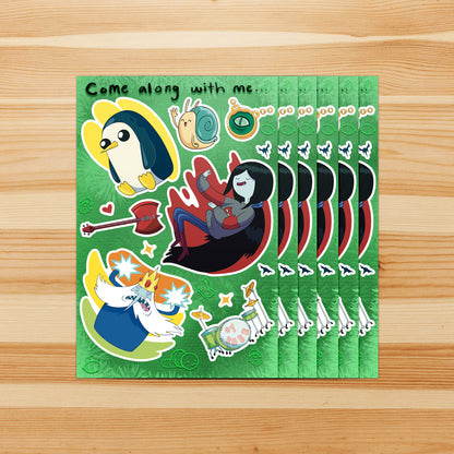 Quest O'clock Version 1 - Sticker Sheet