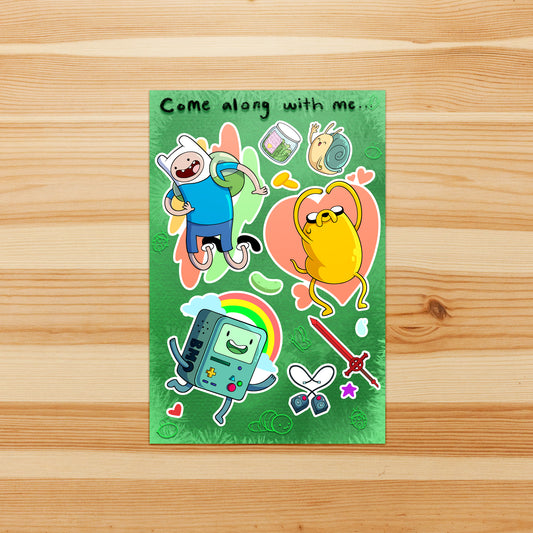 Quest O'clock Version 2 - Sticker Sheet