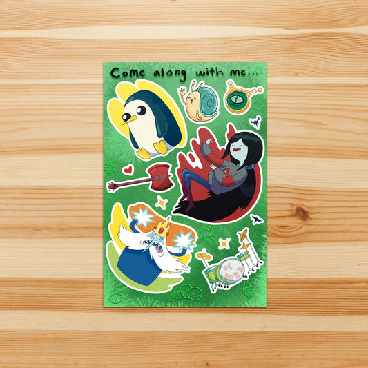 Quest O'clock Version 1 - Sticker Sheet