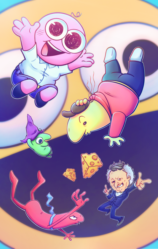 Cheerful Pals Poster **LIMITED**