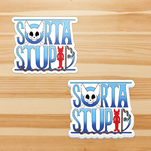 Sorta Stupid Pirate World - Sticker