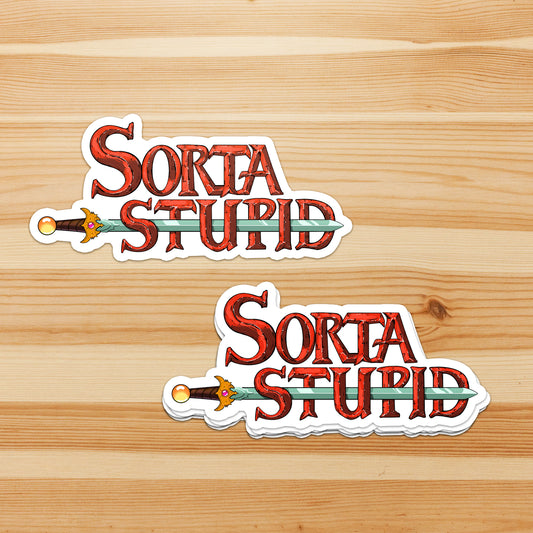 Sorta Stupid Quest O'Clock - Sticker