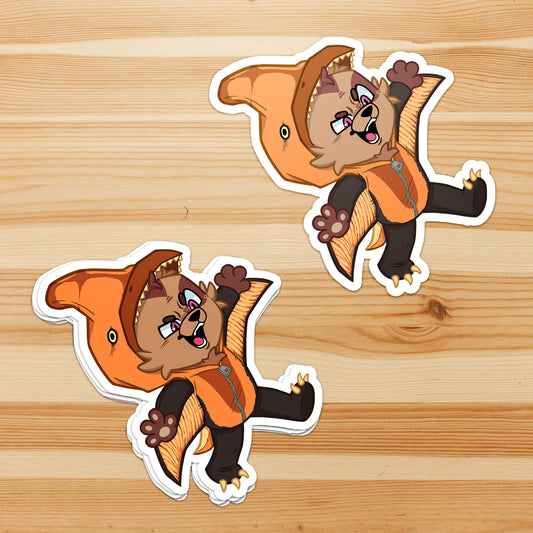 Dinos End The World Billy - Sticker