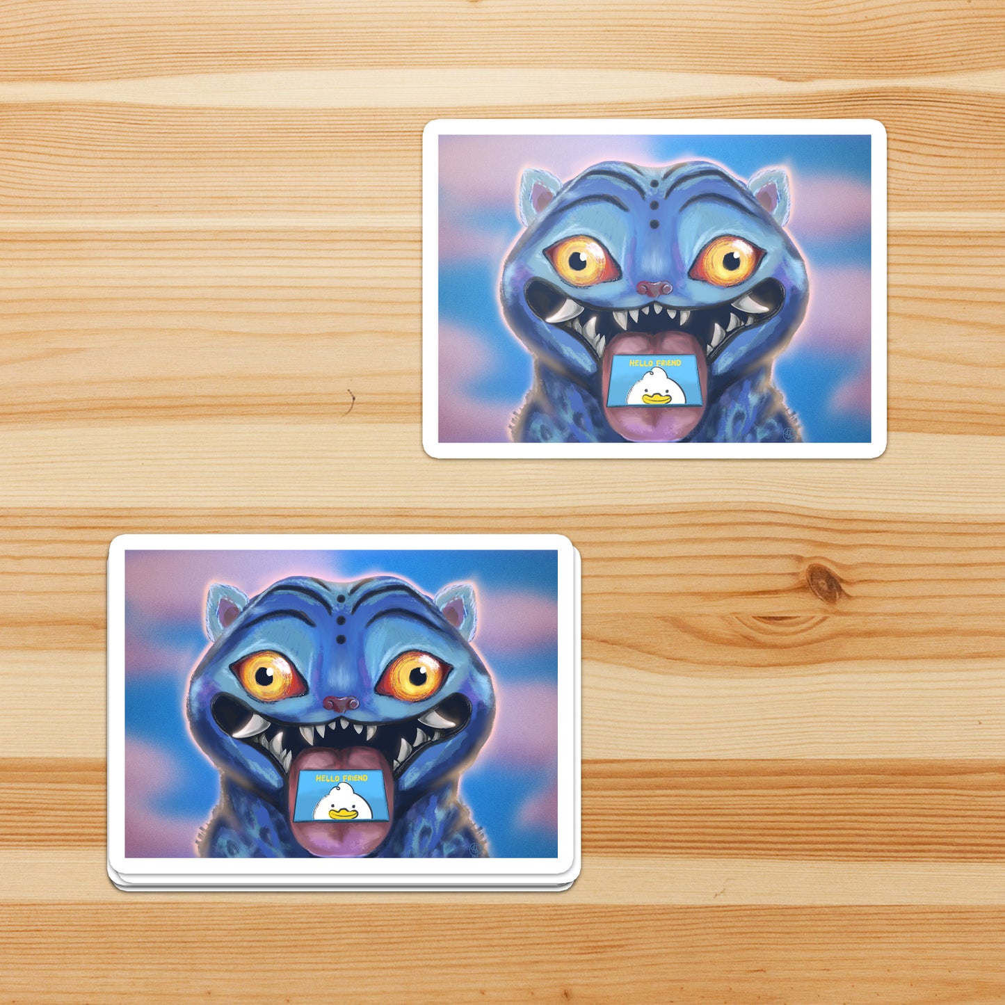 "Hello Friend" Demon Pets - Sticker Pack