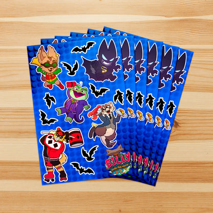 Bat-tastic Billies - Sticker Sheet
