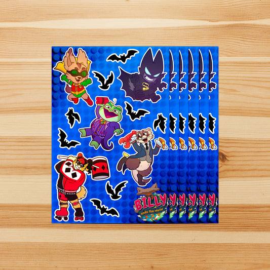 Bat-tastic Billies - Sticker Sheet