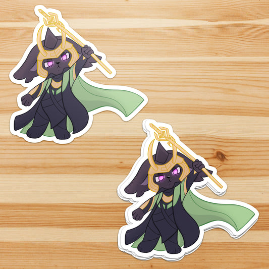 Spike, God of Mischief - Sticker