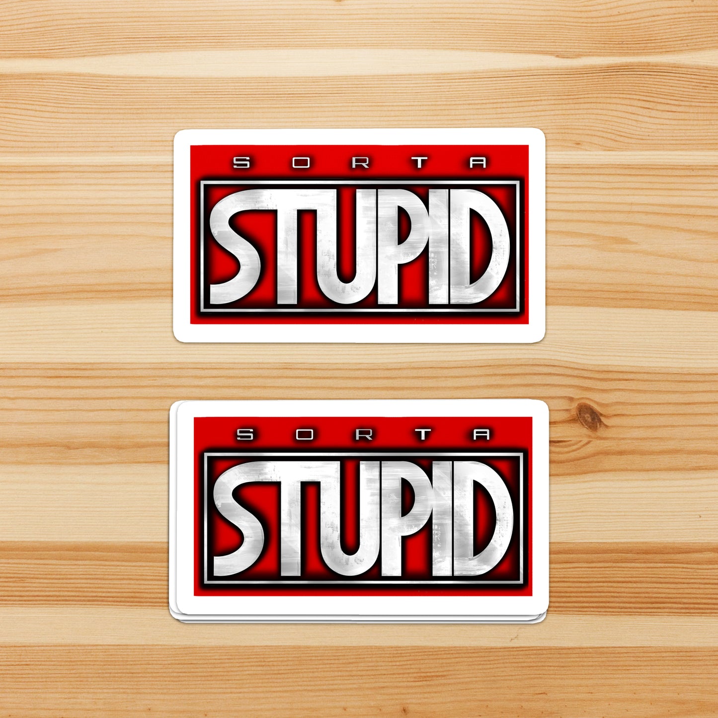 Sorta Stupid Comic Super Heros - Sticker