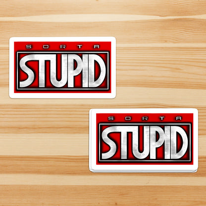 Sorta Stupid Comic Super Heros - Sticker