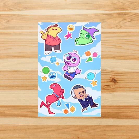 Cheerful Pals - Sticker Sheet