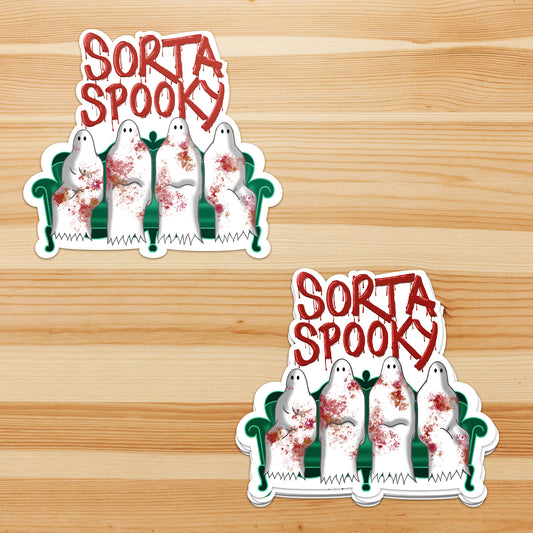 Sorta Deceased Ghostly Crew - Sticker