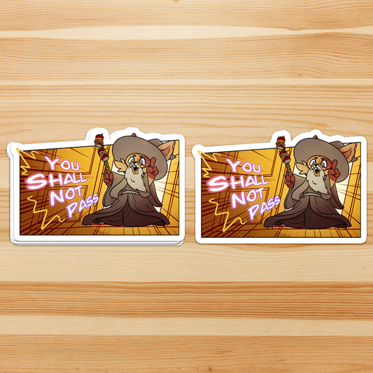 Billy Ends The World Bandalf - Sticker